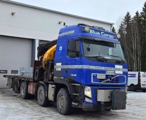 VOLVO FH 8x2, Effer 850