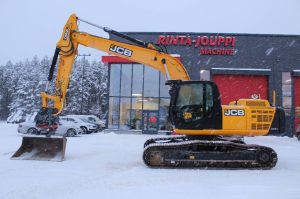 JCB JS 260 LC / Pyörittäjä, Novatron 2D, Kauha, YM!