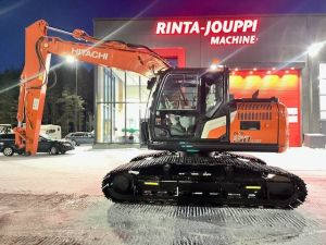 Hitachi ZX 130 LCN / Suoalusta, Rasvari, Uudet ketjut!