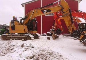 CAT 325F, Trimble, Engcon, Telakaivukoneet