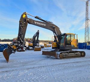 Volvo ECR235EL, Engcon, Novatron 3D, rasvari, Telakaivukoneet