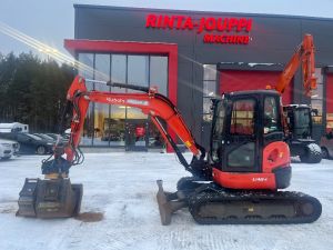 KUBOTA U 48 / Engcon, 3 Kauhaa, Rasvari