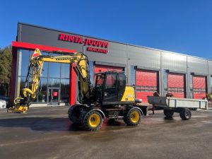 Yanmar B 110 W / Engcon, Kärry, 6-työlaitetta