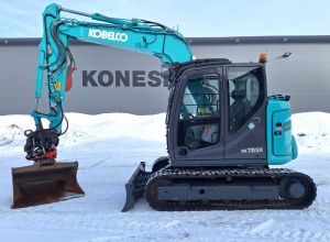 Kobelco SK75SR-7 PYÖRITTÄJÄLLÄ