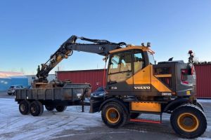 Volvo EWR150E + PERÄKÄRRY HUIPPUVARUST