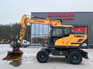 Hyundai HW 140 / Pyörittäjä, Kauha, Rasvari, Lämmitin