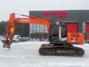 Hitachi ZX 180 LC / Engcon, Uudet Ketjut, Rasvari, Lämmiti