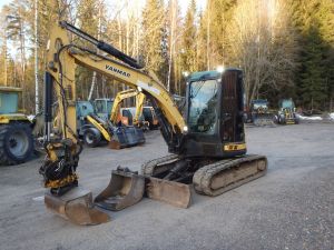 YANMAR Vio 57 U pyörittäjällä, Мини-экскаваторы