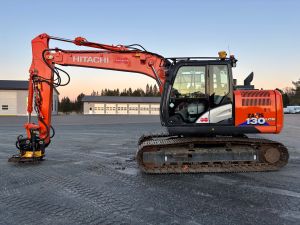 HITACHI ZAXIS130LCN-6 + RASVARI + LÄMMITIN + PROBO EC219 PIHDILLÄ + TRIMPLE 3D