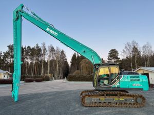 KOBELCO SK260LC-10 PITKÄPUOMI + 700MM TELAT + KAHDET PROBO HYDRAULIIKAT + STAGE V