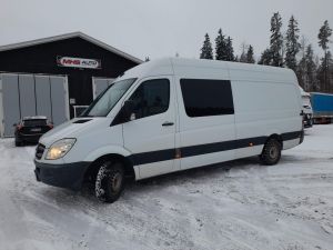 MB Sprinter 313 Maxi  6hlö ohjaamo, Легкие транспортные автомобили / панельные фургоны