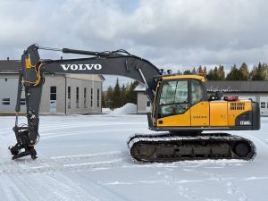 VOLVO EC160CL + 1200MM TELAT + SUKSET + RASVARI + LÄMMITIN + MARTTIININ NTP10