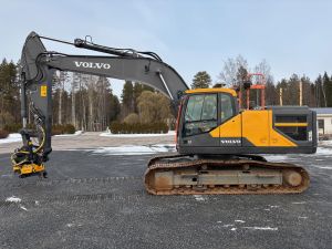 VOLVO EC250EL + 700MM TELAT + RASVARI + LÄMMITIN + NTP10 + PROBO EC30 + TRIMPLE 2D, Bandburna grävmaskiner