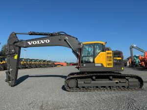 VOLVO ECR355EL + 700MM TELAT + TUPLAHYDRAULIIKAT + RASVARI + LÄMMITIN + JNE, Bandburna grävmaskiner